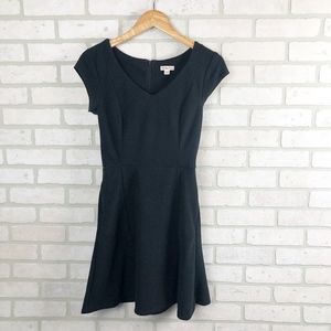 Target Merona Black Fit n Flare Dress Size XS